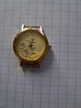 Lorus x Disney Gold-tone Mickey Mouse Watch